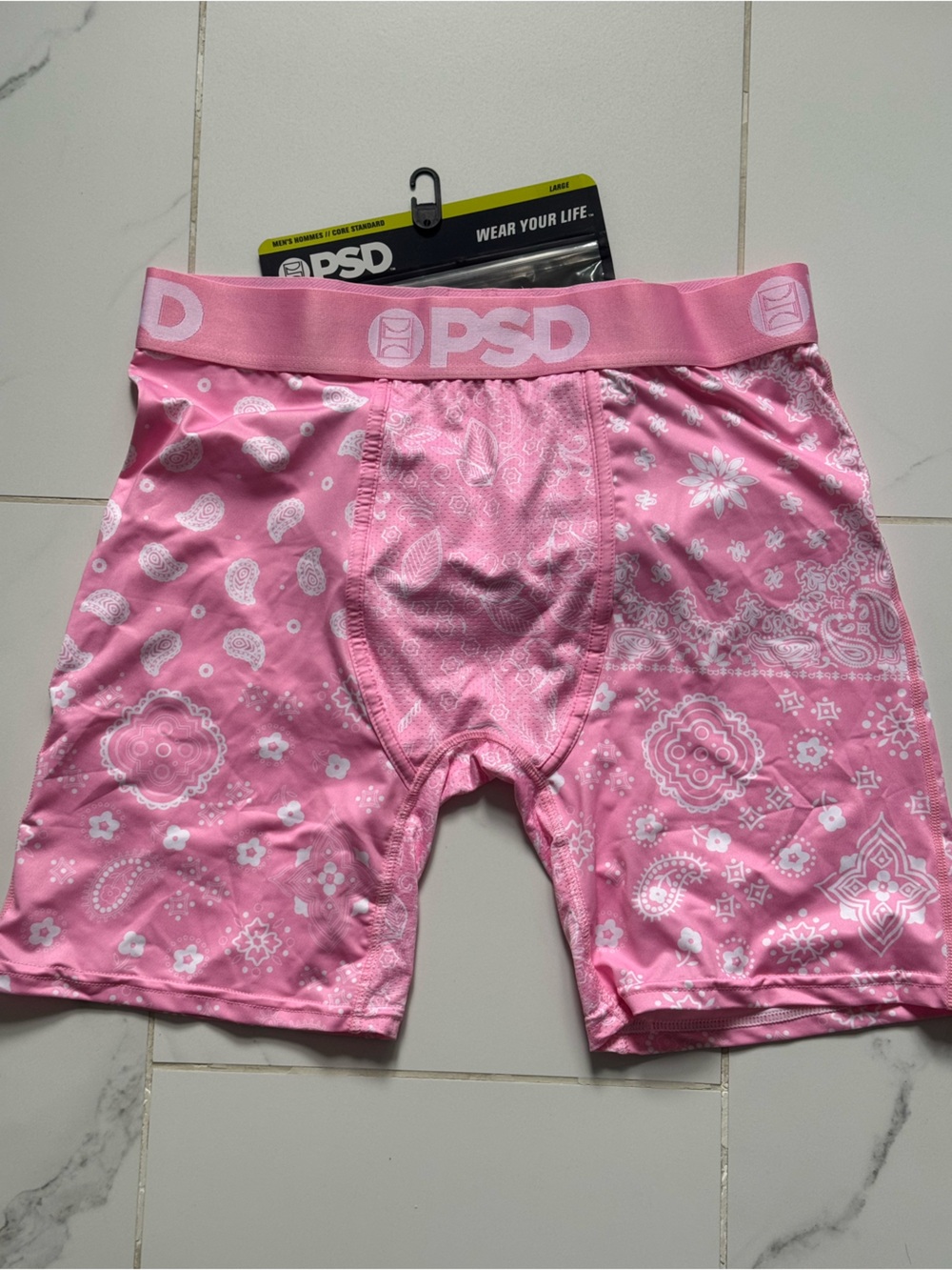 PSD Pink Bandana-Print Boxer Briefs